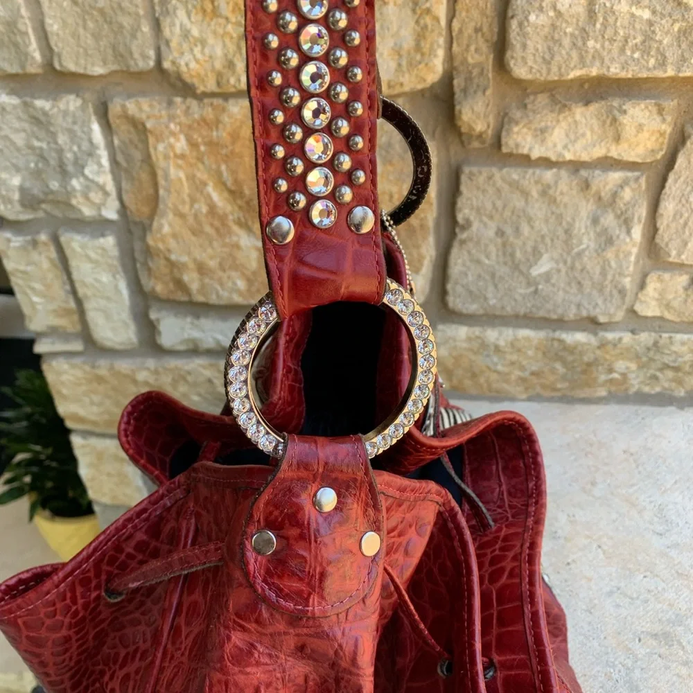 Ravianni Ladies Handbag & Matching Wallet & portfolio - all genuine leather - Picture 11 of 14